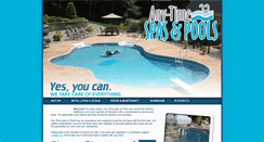 Desktop Screenshot of anytimespasandpools.com